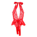 SUBBLIME - Sexy body med volanger og belte