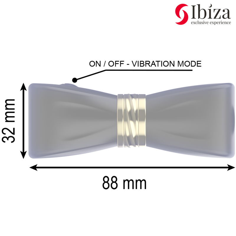 IBIZA - Klitorisstimulator med 3 hoder Bue