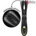 IBIZA - Dobbeltvibrator med klemfunksjon