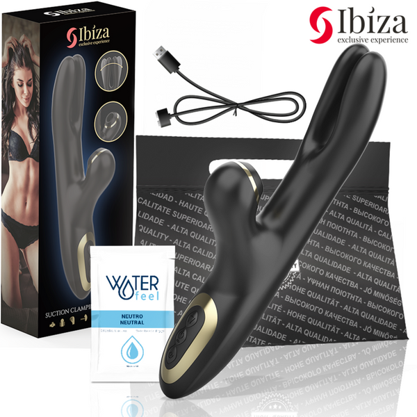 IBIZA - Dobbeltvibrator med klemfunksjon
