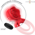 INTENSE - Gail Rosevibrator med sug 10 moduser og fjernkontroll