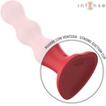 INTENSE - Cody Vibrator med sugekopp Rød med fjernkontroll