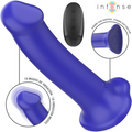 INTENSE - Victoria Vibrator med sugekopp 10 vibrasjoner Mørkeblå med fjernkontroll