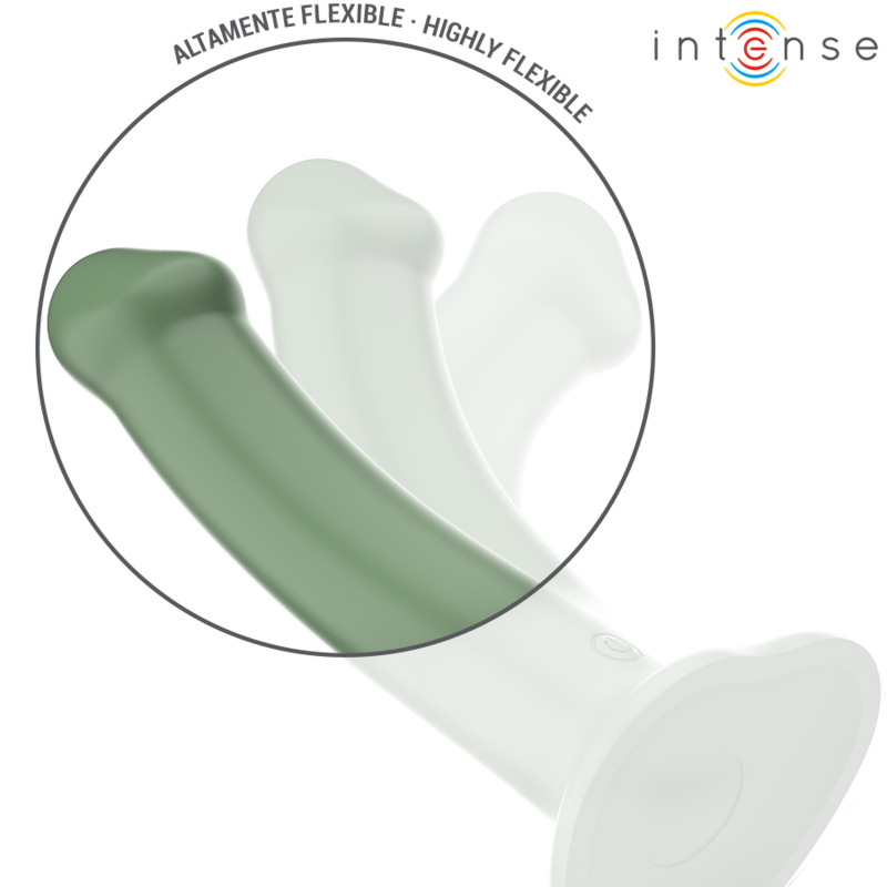 INTENSE - Becca Vibrator med sugekopp 10 vibrasjoner Grønn med fjernkontroll