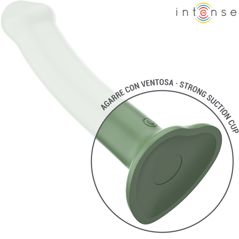 INTENSE - Becca Vibrator med sugekopp 10 vibrasjoner Grønn med fjernkontroll