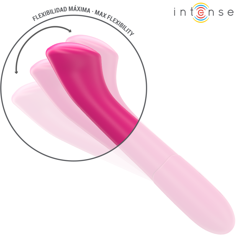 INTENSE - Paty Fleksibel vibrator 19 cm 10 vibrasjoner