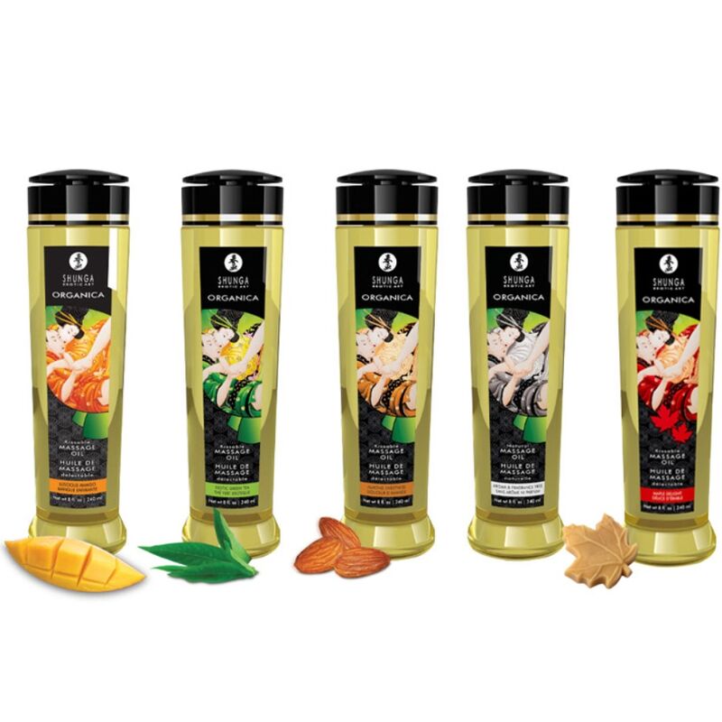 SHUNGA - Økologisk massasjeolje Mango 240 ml