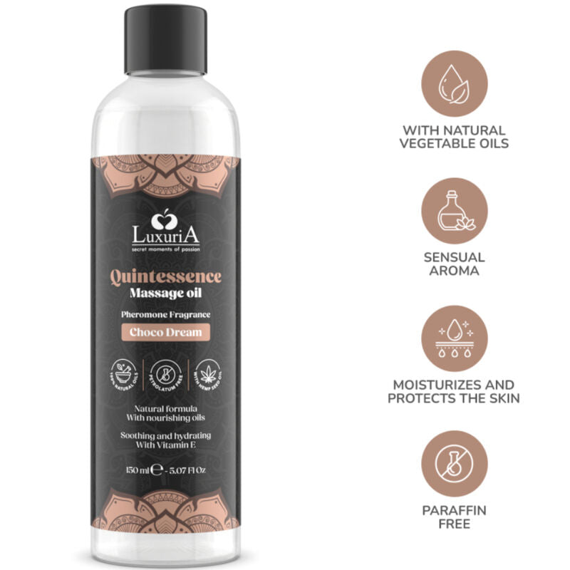 INTIMATELINE LUXURIA - Massasjeolje Sjokolade 150 ml