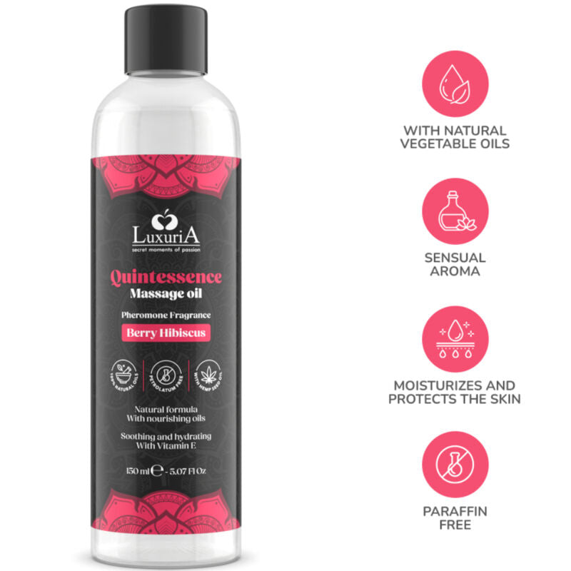 INTIMATELINE LUXURIA - Massasjeolje Bær 150 ml