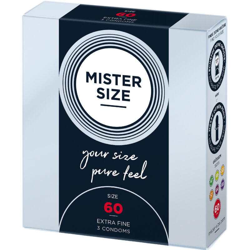MISTER SIZE - Kondomer XL 60 mm 3-pakning