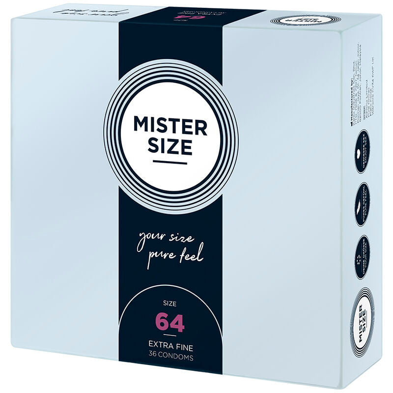 MISTER SIZE - Kondomer XXL 64 mm 36-pakning