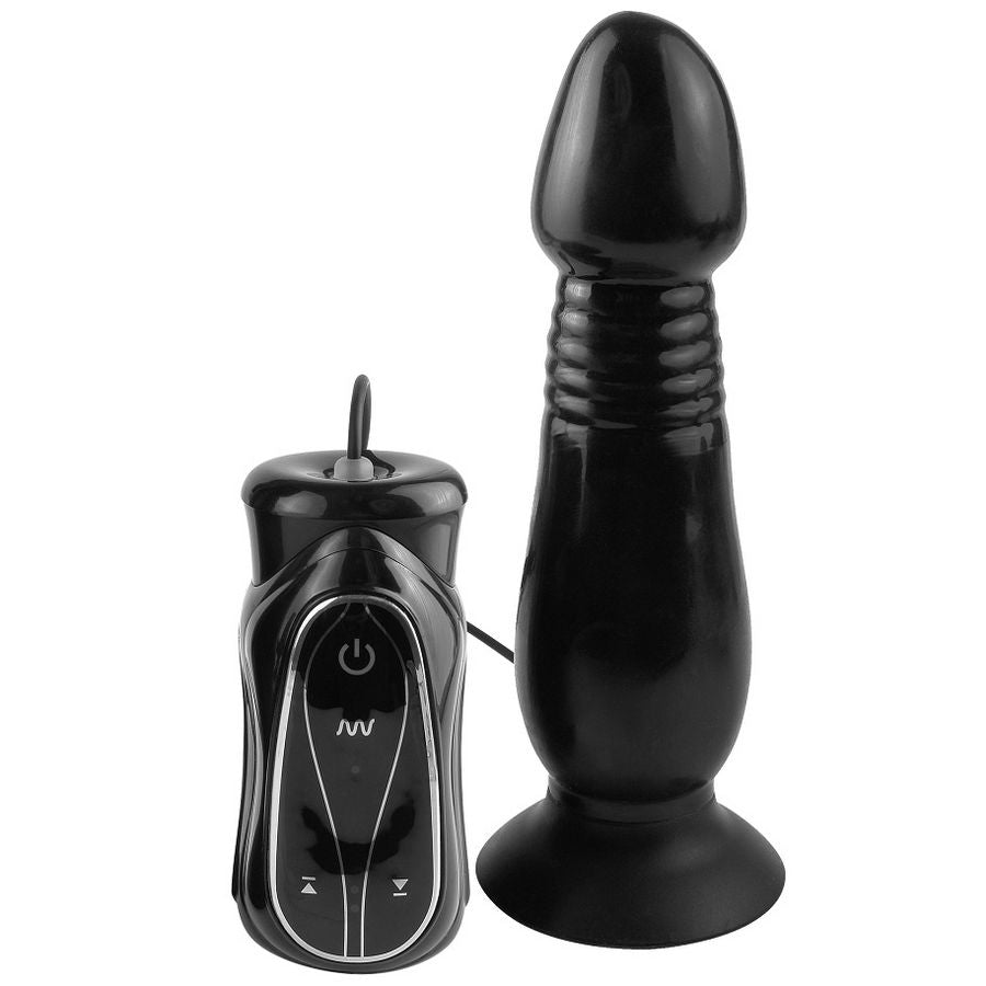 ANAL FANTASY - Oppblåsbar Vibrerende Analplugg Thruster med Fjernkontroll