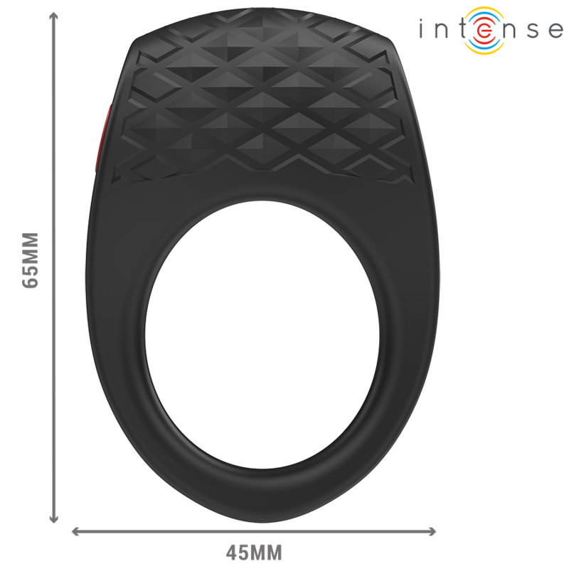 INTENSE - Vibrerende Penisring Sort