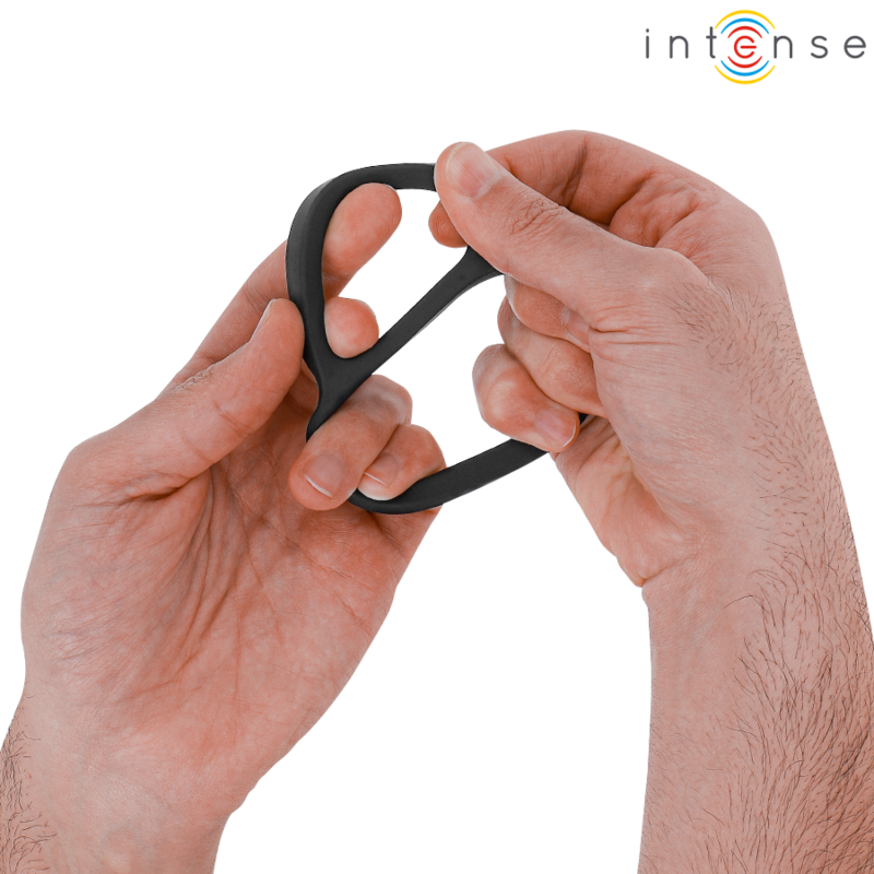 INTENSE - Fleksibel Penisring Sort
