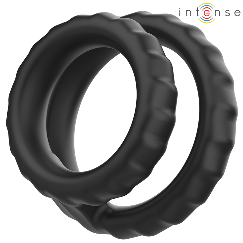 INTENSE - Fleksibel Penisring Sort