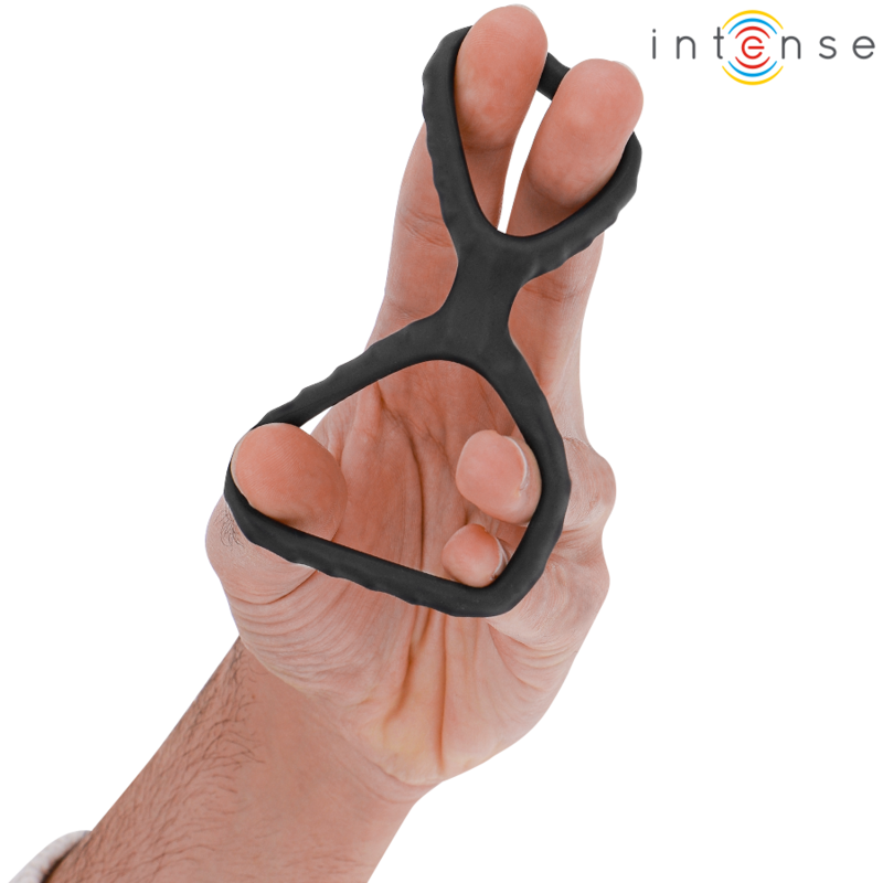 INTENSE - Fleksibel Penisring Sort