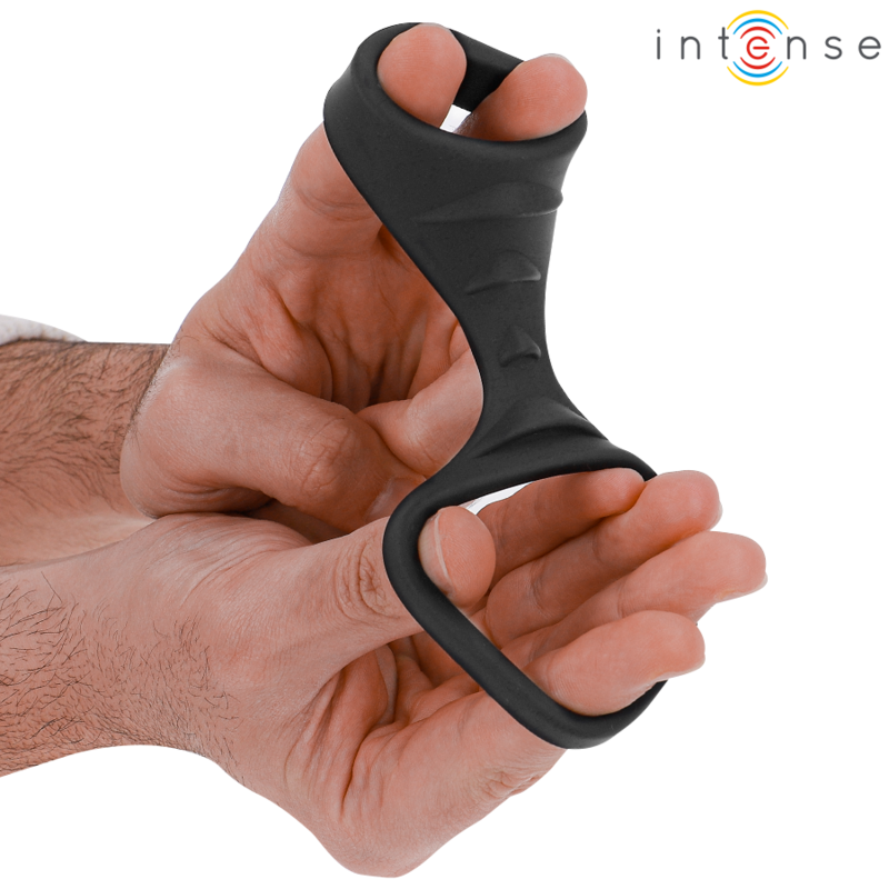 INTENSE - Fleksibel Penisring Sort