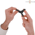 INTENSE - Fleksibel Penisring Sort