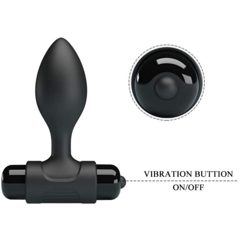 PRETTY LOVE - Vibra Butt Analplugg 10 vibrasjoner