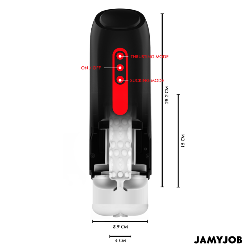 JAMYJOB - Phantom Automatisk masturbator med sug og støt
