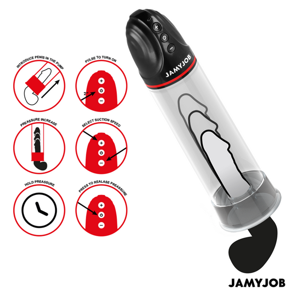 JAMYJOB - Xpand Automatisk penispumpe 3 sugenivåer
