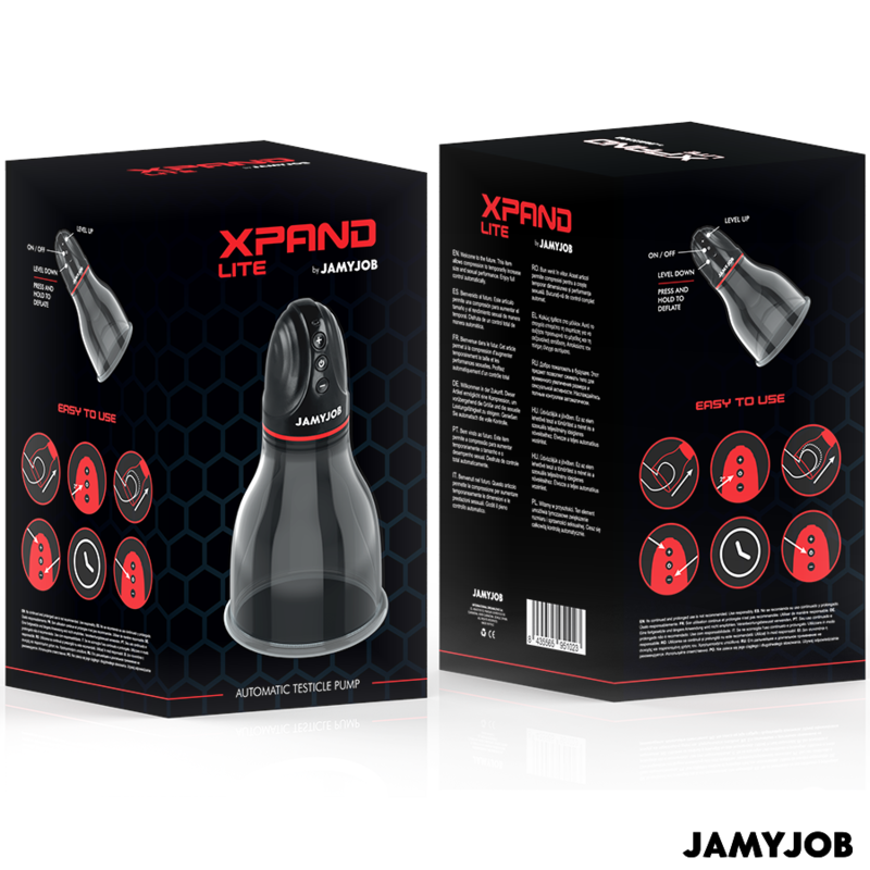 JAMYJOB - Xpand Lite Automatisk pungpumpe 3 sugenivåer