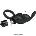 PRETTY LOVE - Vibrerende Penisring med Kanin 10 Moduser Sort