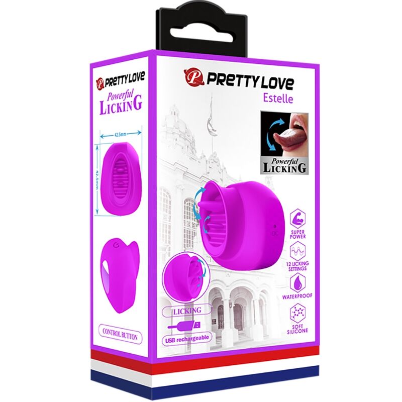 PRETTY LOVE - Estelle Tungevibrator for klitoris 12 moduser
