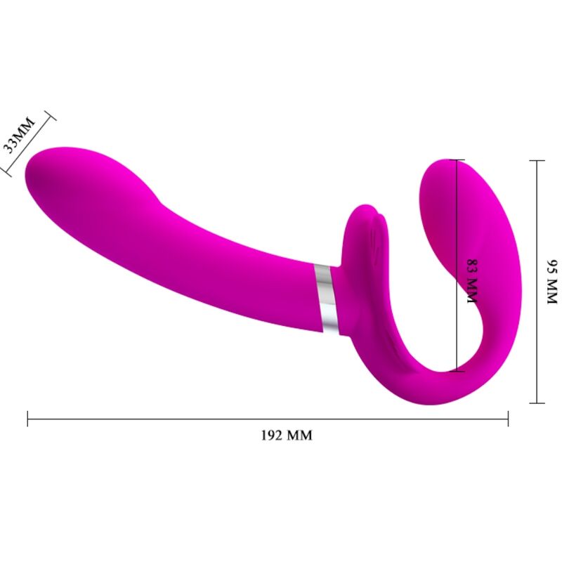 PRETTY LOVE - Valerie Dobbel Strap-on-vibrator 12 vibrasjoner