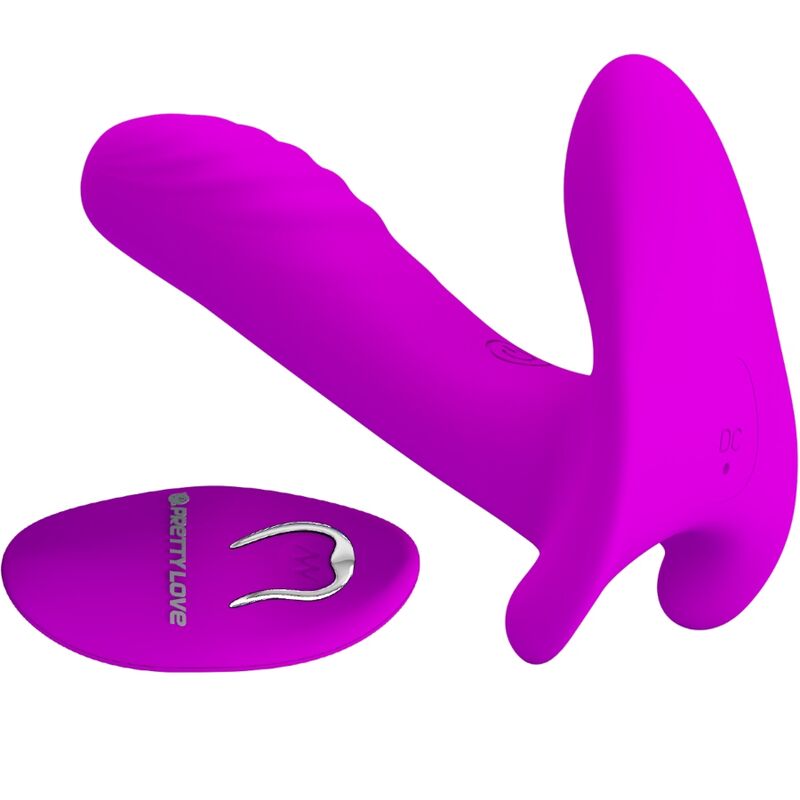 PRETTY LOVE - Massasjeapparat og vibrator 12 vibrasjoner med fjernkontroll