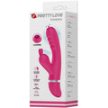 PRETTY LOVE - Phoenix Rabbitvibrator med klapp-klitorisstimulator