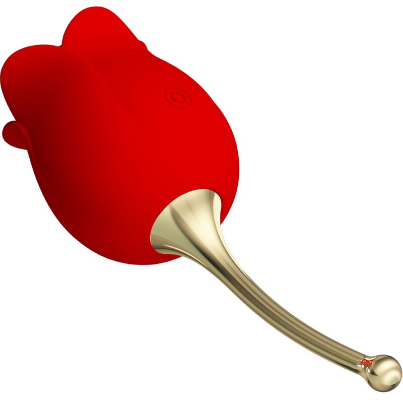 PRETTY LOVE - Rose Lover Klitorisstimulator Rose-form 12 vibrasjoner