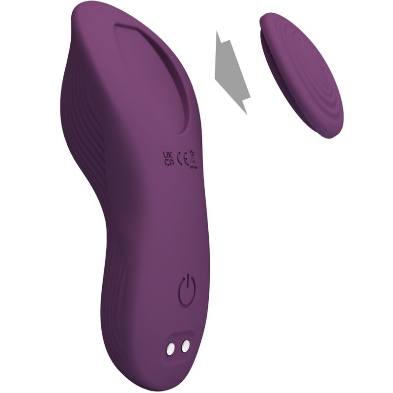 PRETTY LOVE - Mane Påleggsvibrator for Klitoris med App og Fjernkontroll
