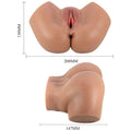 CRAZY BULL - Hailey Rumpe-masturbator med vagina & anus Fjernkontroll
