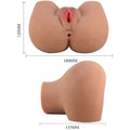 CRAZY BULL - Mila Rumpe-masturbator med vagina & anus Fjernkontroll