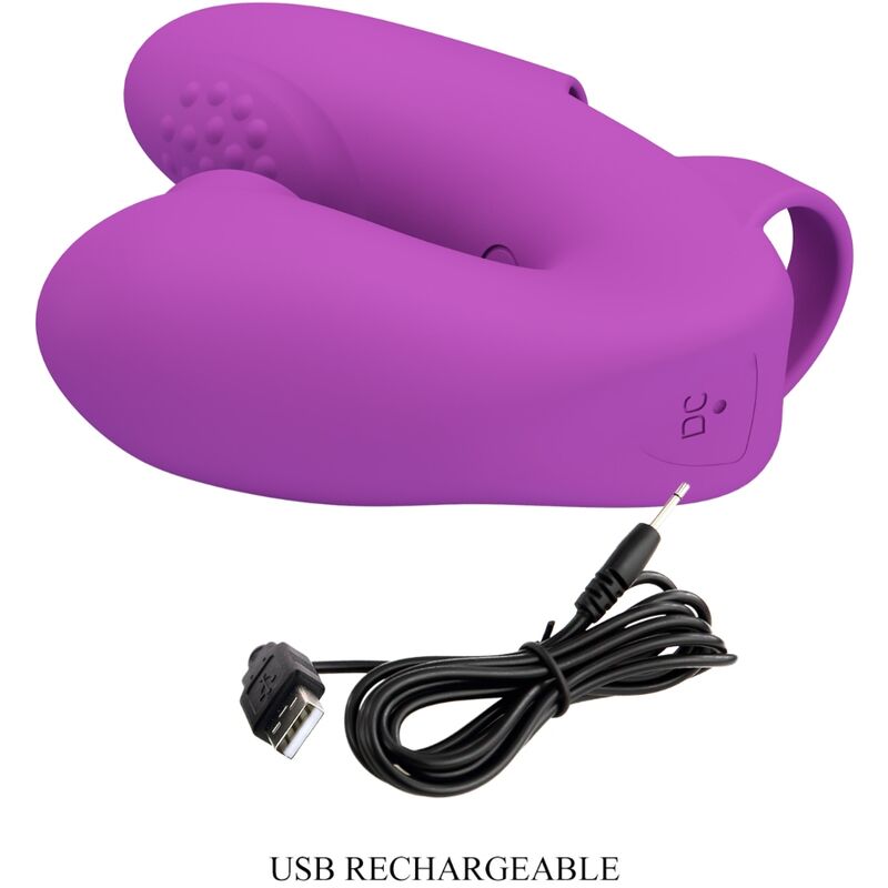 PRETTY LOVE - Athena Fingervibrator med klitorisstimulator