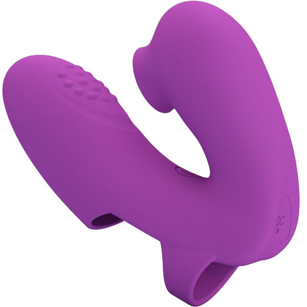 PRETTY LOVE - Athena Fingervibrator med klitorisstimulator