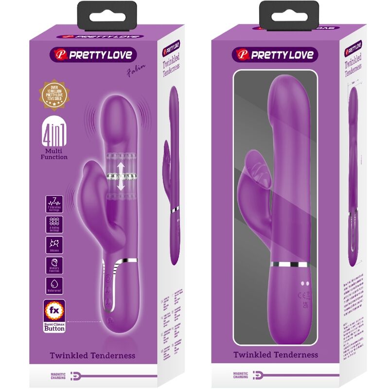 PRETTY LOVE - 4-i-1 Multifunksjonsvibrator
