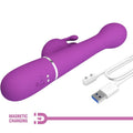 PRETTY LOVE - Dejon 3-i-1 Rabbitvibrator Lilla
