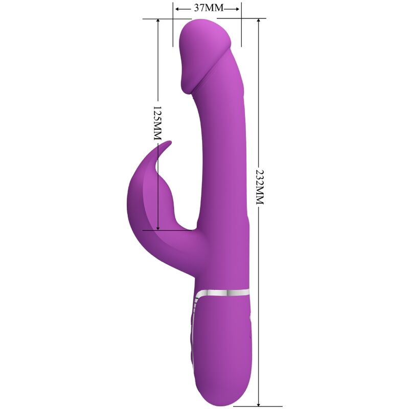 PRETTY LOVE - Kampas 3-i-1 Rabbitvibrator