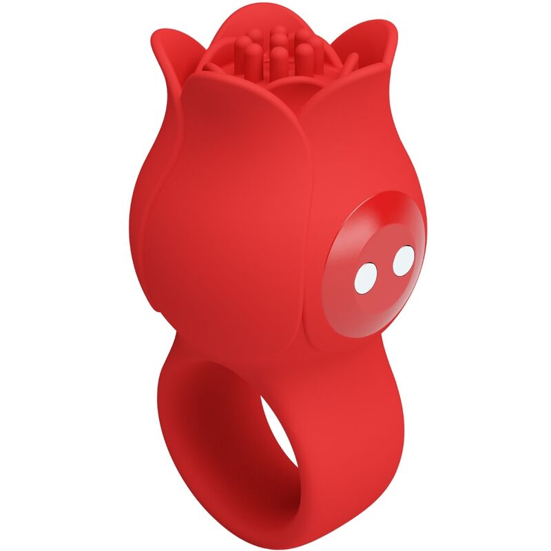 PRETTY LOVE - Jae Fingervibrator Rose-form 10 vibrasjoner