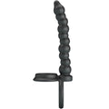 PRETTY LOVE - Penisring med Analplugg Sort