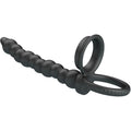 PRETTY LOVE - Penisring med Analplugg Sort