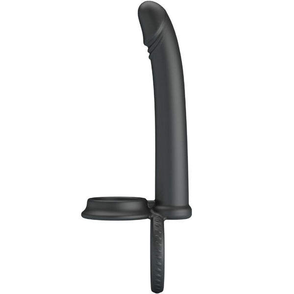 PRETTY LOVE - Penisring med Analplugg Sort