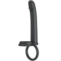 PRETTY LOVE - Penisring med Analplugg Sort