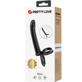 PRETTY LOVE - Penisring med Analplugg Sort