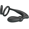 PRETTY LOVE - Penisring med Analplugg Sort
