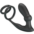 PRETTY LOVE - Penisring med Analplugg Sort