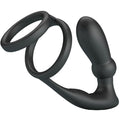 PRETTY LOVE - Penisring med Analplugg Sort