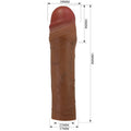 PRETTY LOVE - Chane Penisforlenger Brun 5 cm